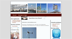 Desktop Screenshot of microeolienne.com