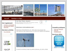 Tablet Screenshot of microeolienne.com